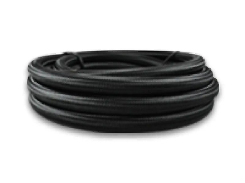 Vibrant -6 An Black Nylon Braided Flex Hose .56In Id (150 Foot Roll) 2