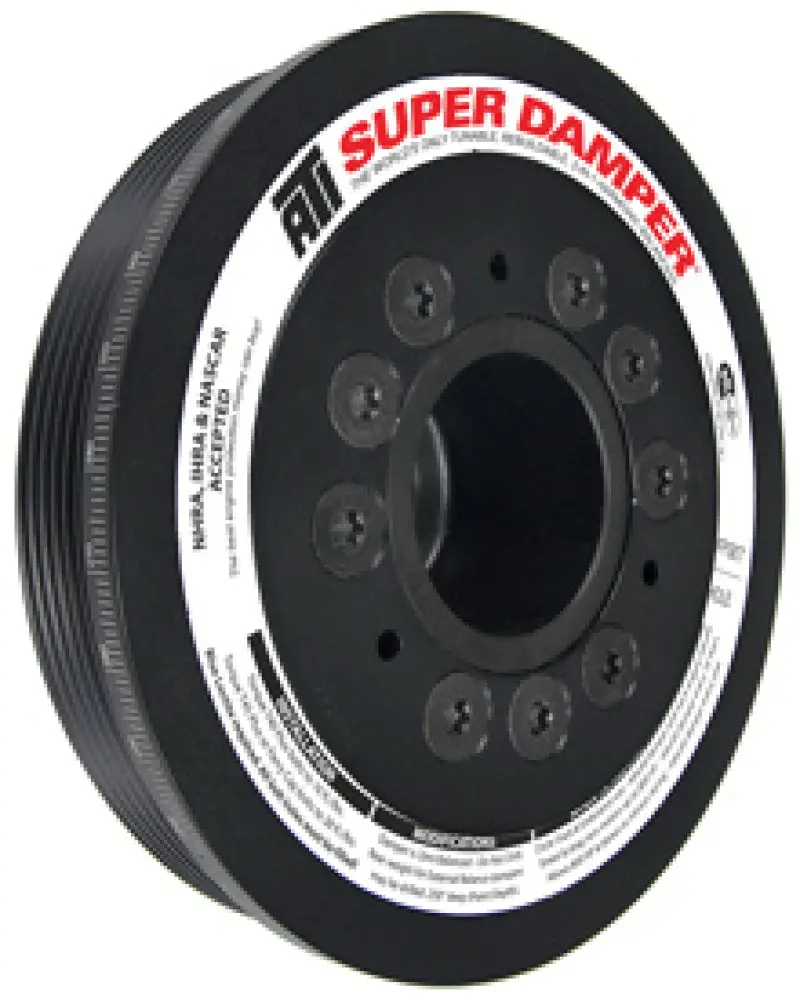 Ati Damper - 6.78In - Alum - 6 Grv - Mitsubishi Evo 8 - 4G63 - W/Integra Lower Cam Drive 1
