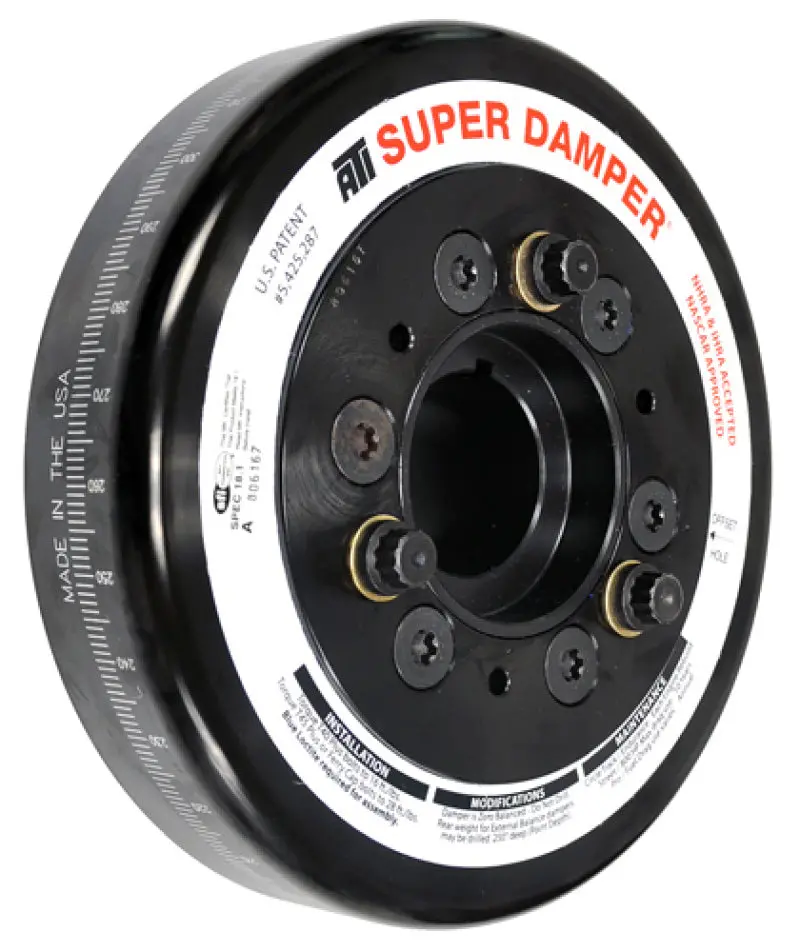 Ati Damper - 7.074In - Steel - Chevy Bb - 3 Ring - 1Pc 1