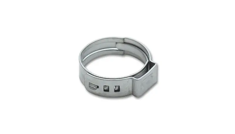 Vibrant One Ear Stepless Pinch Clamps 12.8-15.3Mm Clamping Range (Pack Of 10) Ss 7Mm Band Width 2
