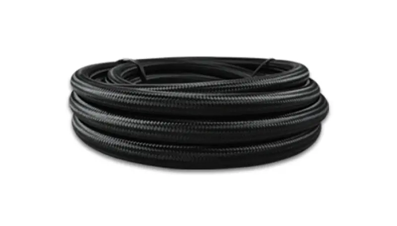 Vibrant -6 An Black Nylon Braided Flex Hose .56In Id (150 Foot Roll) 1