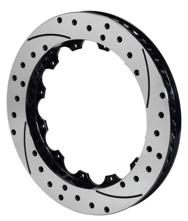 Wilwood Rotor-Srp48 Spc-37-Lh-Blk-Drill 13.06 X 1.25 - 12 On 8.75In 1