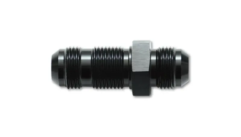 Vibrant -10An Flare Straight Bulkhead Adapter Fitting - Aluminum 2